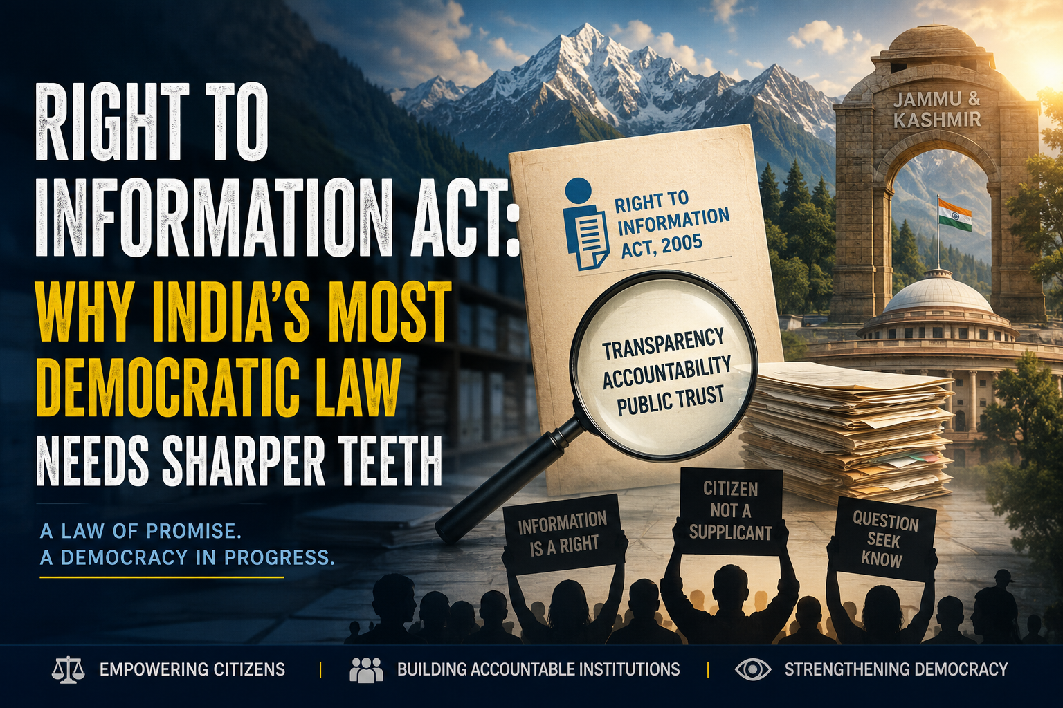 Right to Information Act Why India’s Most Democratic Law Needs Sharper Teeth