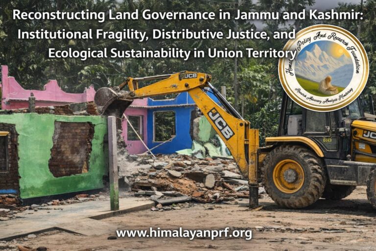 Reconstructing Land Governance in Jammu and Kashmir