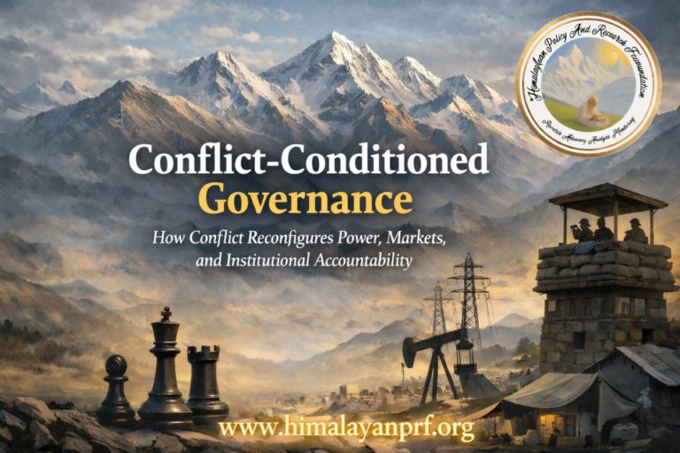 Conflict-Conditioned Governance
