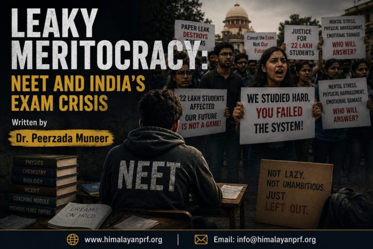 Leaky Meritocracy: NEET and India’s Exam Crisis