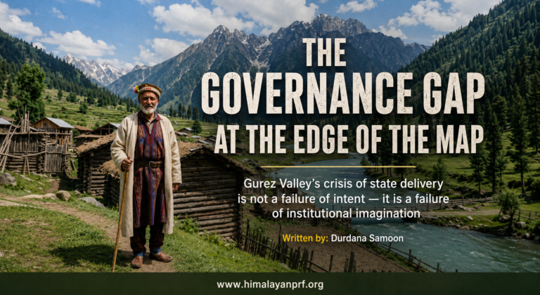 THE GOVERNANCE GAP AT THE EDGE OF THE MAP