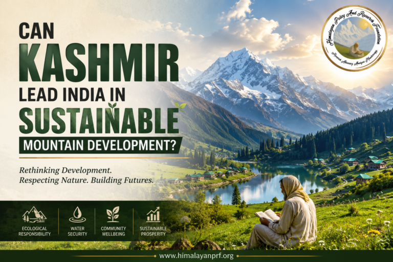 Can Kashmir Lead India in Sustainable Mountain Development