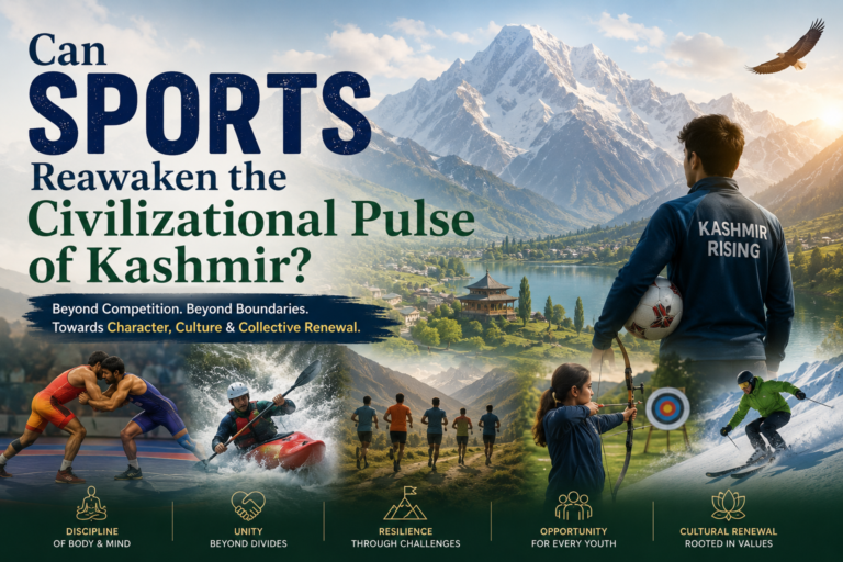 Can Sports Reawaken the Civilizational Pulse of Kashmir