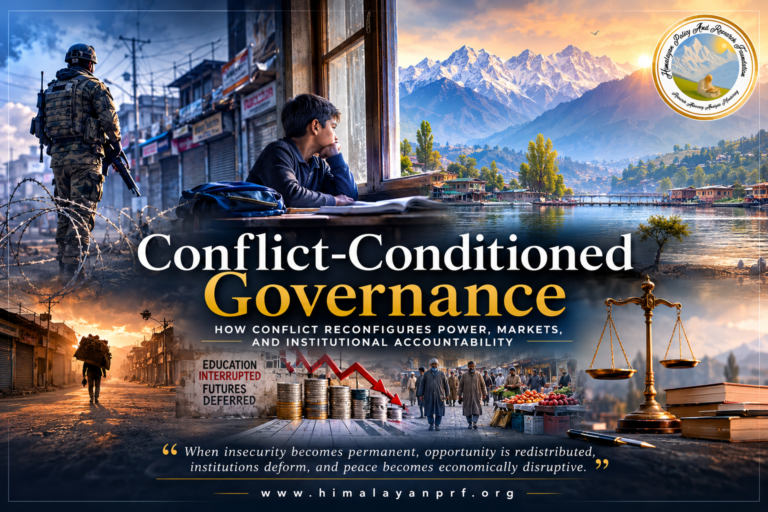 Conflict-Conditioned Governance