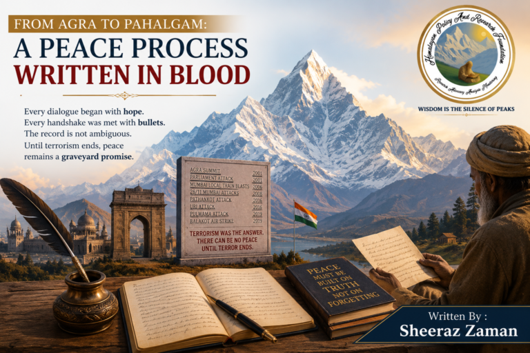 From Agra to Pahalgam A Peace Process Written in Blood