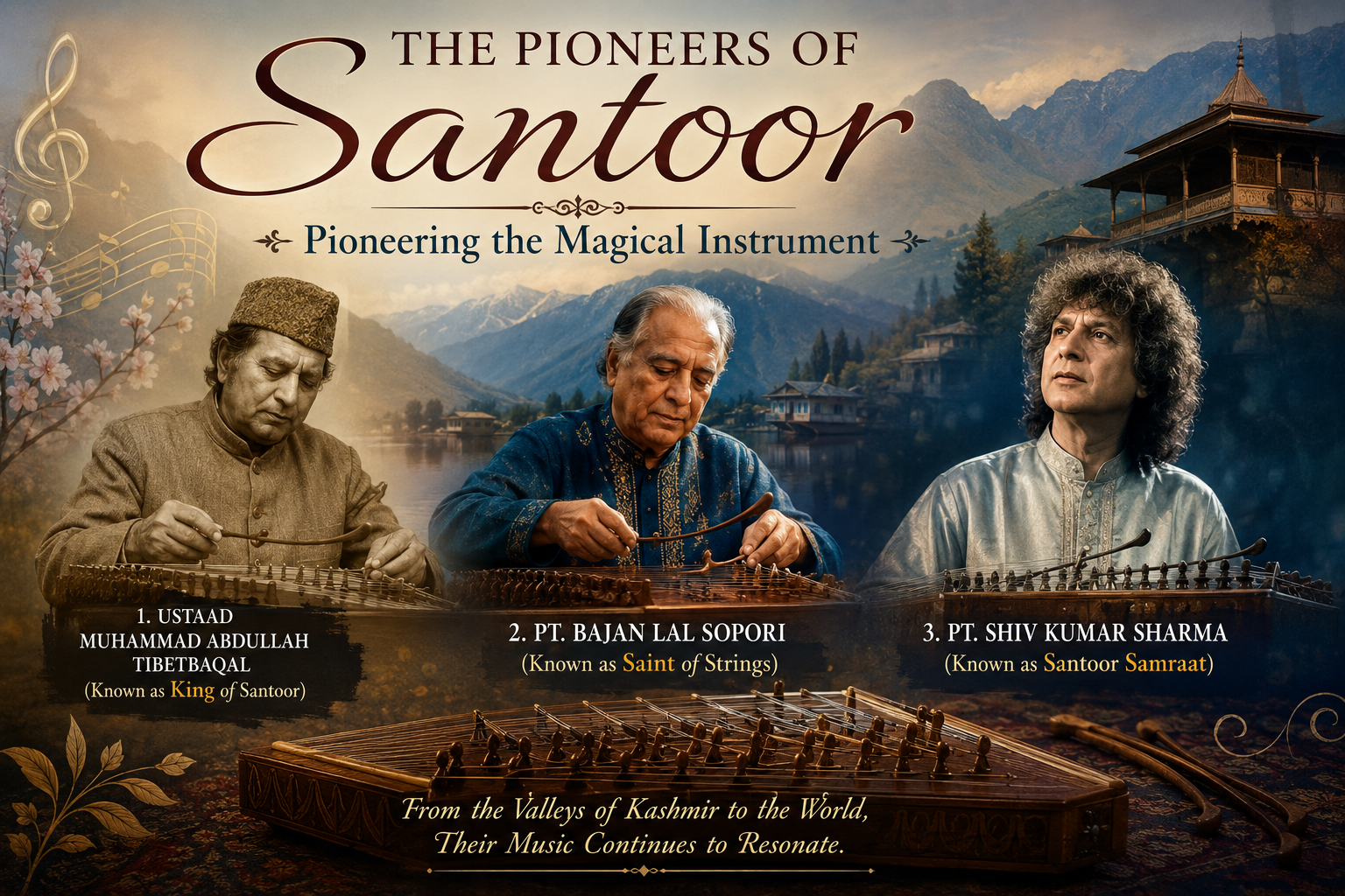 Pioneering Santoor The Magical instrument