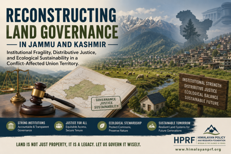 Reconstructing Land Governance in Jammu and Kashmir